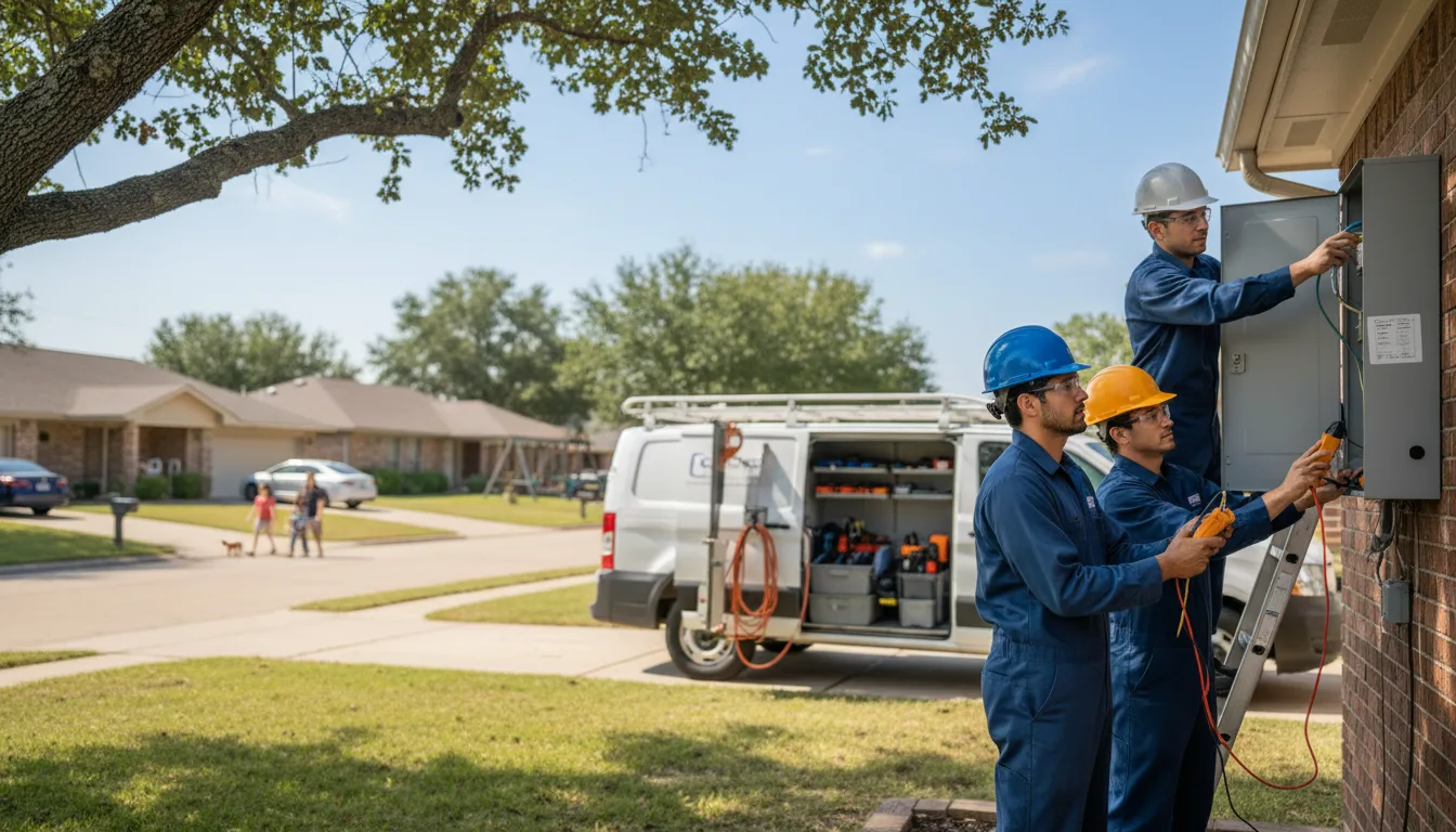 Certified electrician providing emergency electrical services in Smithfield, NE